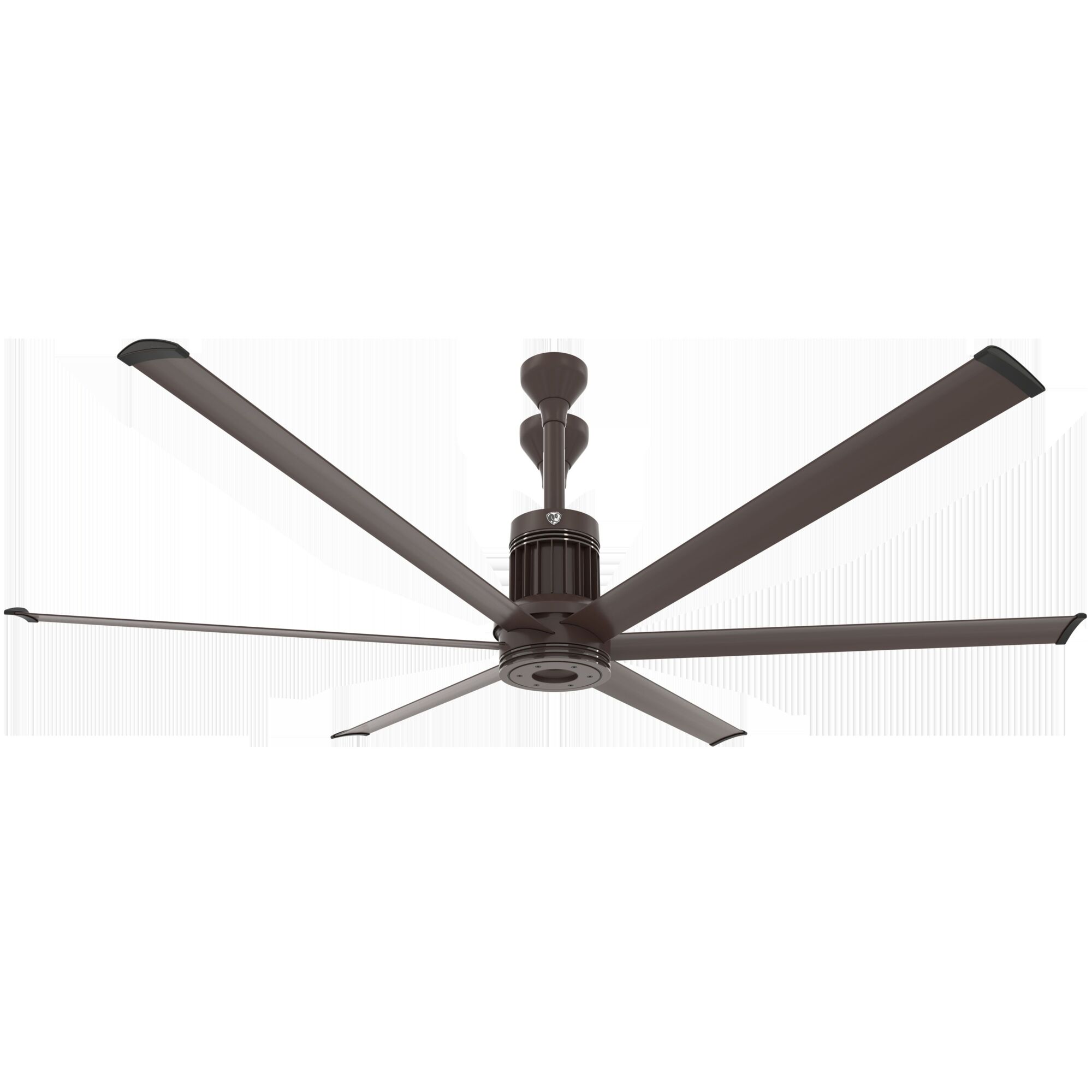 Big Ass Fans i6 Ceiling Fan — 84in., Oil Rubbed Bronze, Indoor, WiFi/BLE, 100-277V, 12in. Extension Tube, Model# MK-I61-071806A730I12